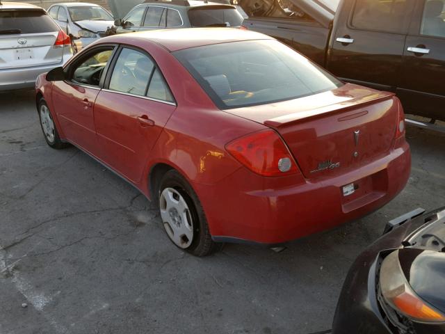 1G2ZF55B464267855 - 2006 PONTIAC G6 SE RED photo 3