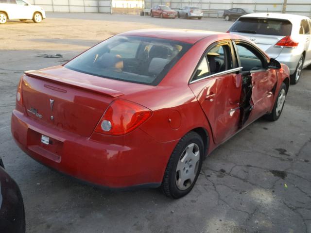 1G2ZF55B464267855 - 2006 PONTIAC G6 SE RED photo 4