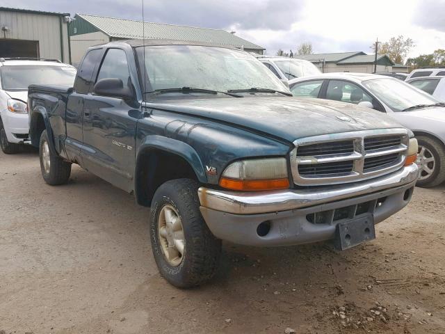 1B7GG23X0VS174242 - 1997 DODGE DAKOTA GREEN photo 1