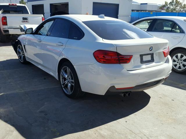 WBA4A7C58FD415032 - 2015 BMW 428 XI WHITE photo 3