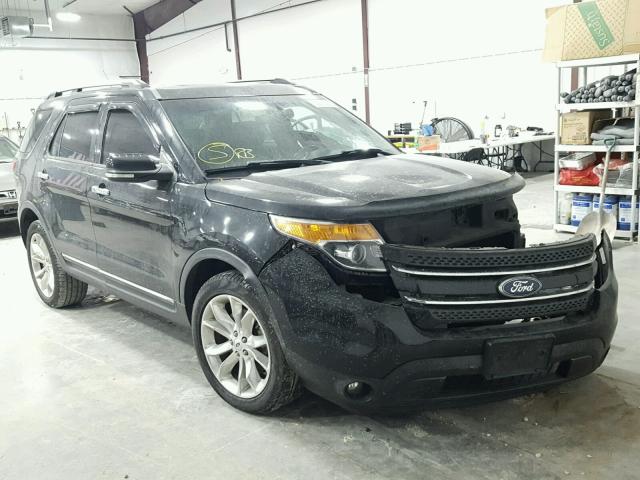 1FM5K8F85DGC80390 - 2013 FORD EXPLORER L BLACK photo 1