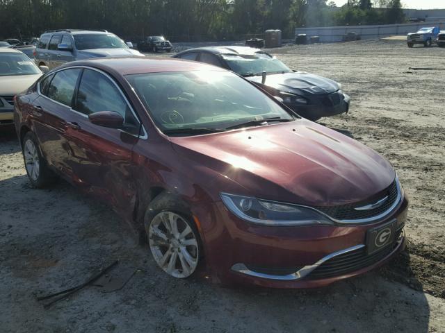 1C3CCCAB5FN726247 - 2015 CHRYSLER 200 LIMITE RED photo 1