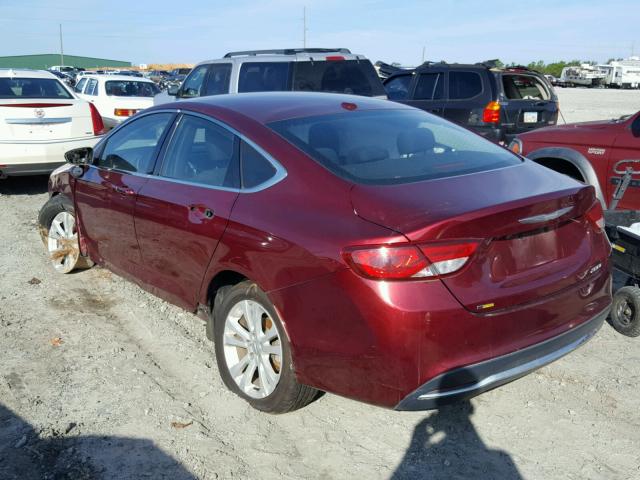 1C3CCCAB5FN726247 - 2015 CHRYSLER 200 LIMITE RED photo 3