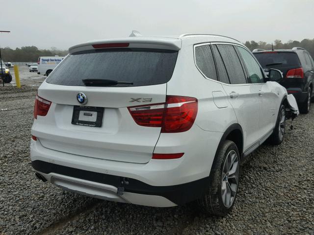 5UXWX9C57F0D55081 - 2015 BMW X3 XDRIVE2 WHITE photo 4