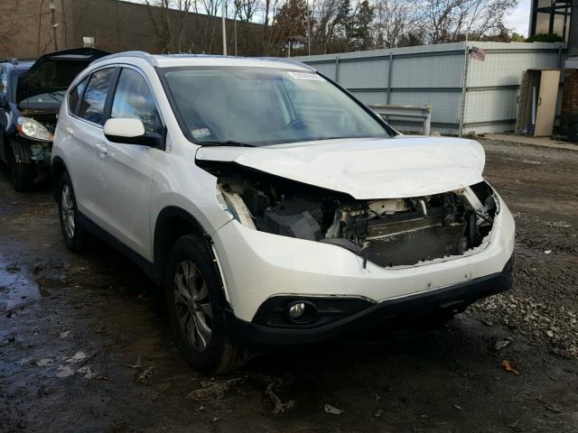 5J6RM4H77DL074843 - 2013 HONDA CR-V EXL WHITE photo 1