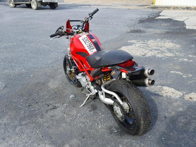 ZDM1RB5T86B079279 - 2006 DUCATI MONSTER S4 RED photo 3