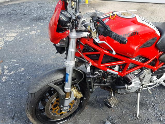 ZDM1RB5T86B079279 - 2006 DUCATI MONSTER S4 RED photo 9