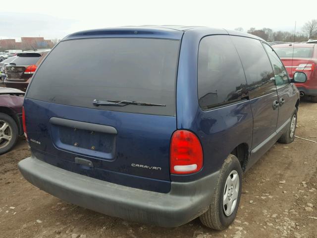 2B4GP2537YR785236 - 2000 DODGE CARAVAN BLUE photo 4