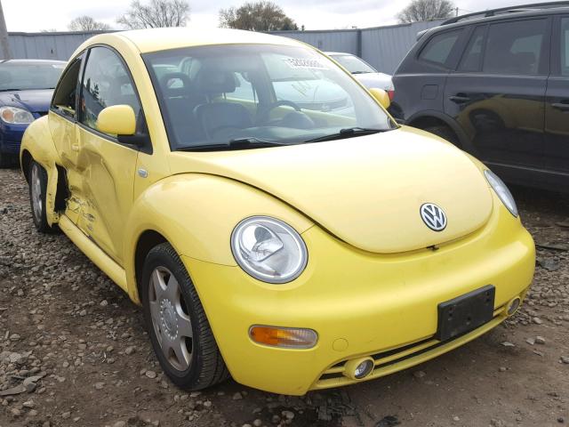 3VWCC21C3XM438119 - 1999 VOLKSWAGEN NEW BEETLE YELLOW photo 1