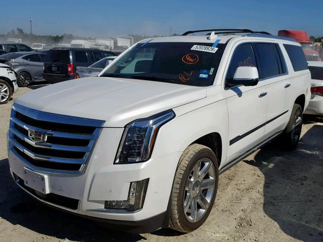 1GYS3JKJ1HR201080 - 2017 CADILLAC ESCALADE E WHITE photo 2