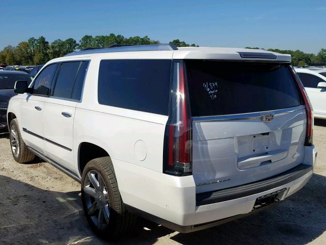 1GYS3JKJ1HR201080 - 2017 CADILLAC ESCALADE E WHITE photo 3