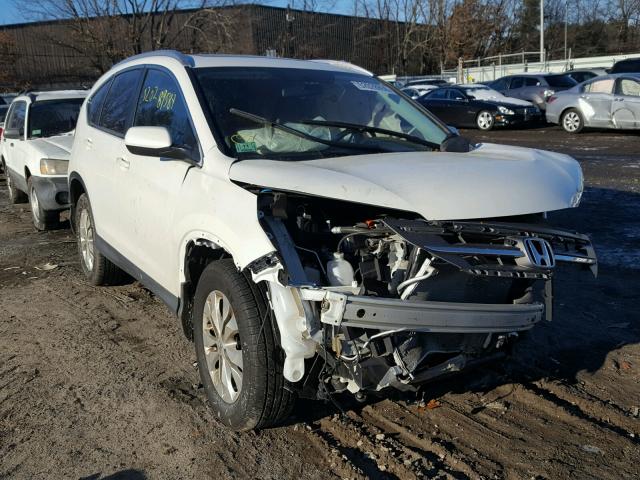 5J6RM4H71EL100080 - 2014 HONDA CR-V EXL WHITE photo 1