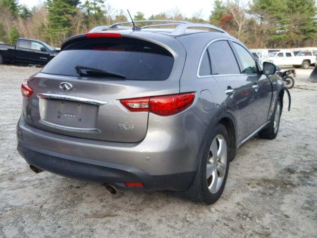 JN8AS1MWXBM732557 - 2011 INFINITI FX35 GRAY photo 4