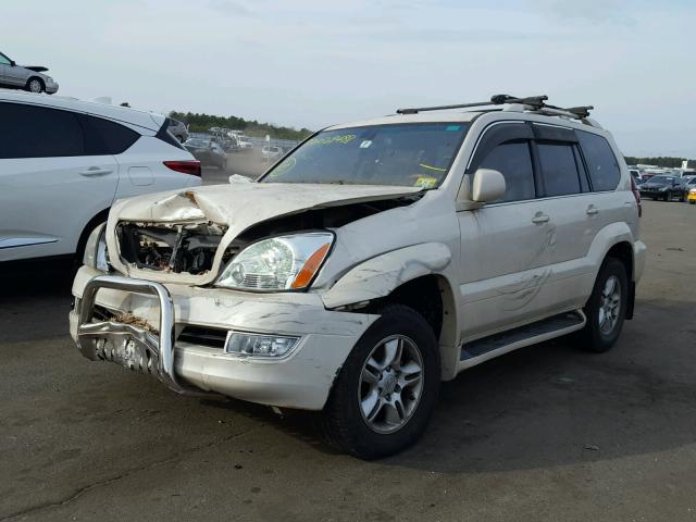 JTJBT20XX30008407 - 2003 LEXUS GX 470 CREAM photo 2