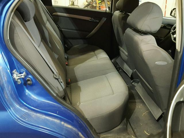 KL1TD56607B183688 - 2007 CHEVROLET AVEO BASE Көк фото 6