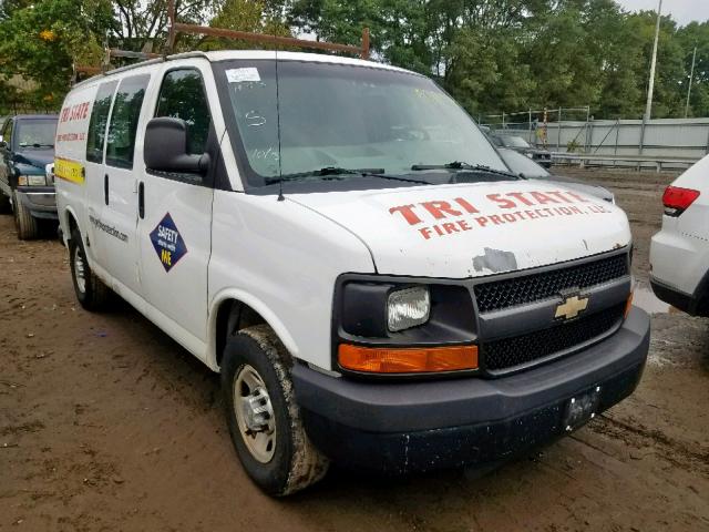 1GCWGFCA0B1113327 - 2011 CHEVROLET EXPRESS G2 WHITE photo 1