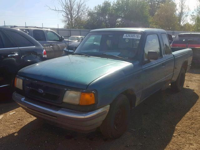 1FTCR14A8SPA57844 - 1995 FORD RANGER SUP GREEN photo 2