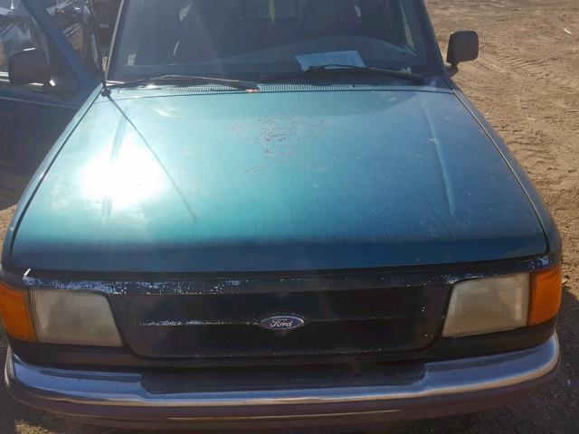 1FTCR14A8SPA57844 - 1995 FORD RANGER SUP GREEN photo 7