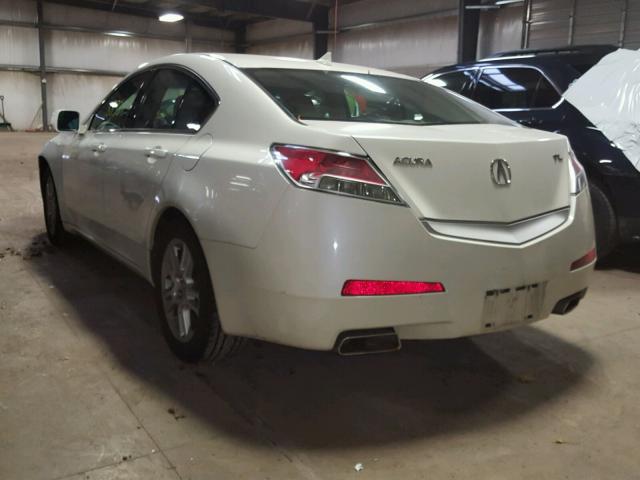 19UUA8F26AA015458 - 2010 ACURA TL WHITE photo 3