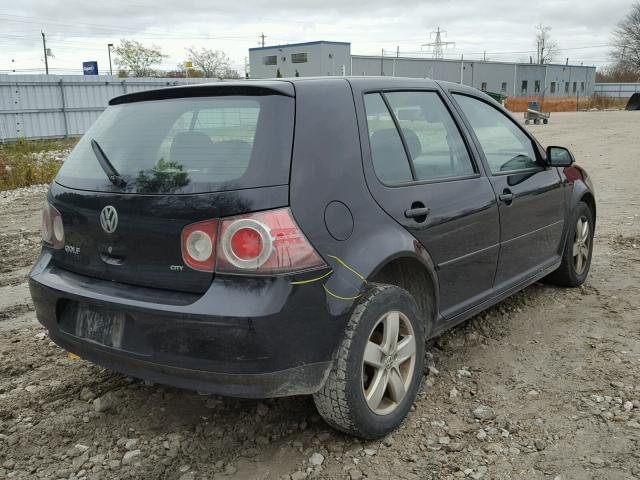 9BWEL21J484031164 - 2008 VOLKSWAGEN CITY GOLF BLACK photo 4