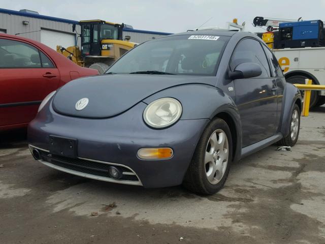 3VWCK21C33M403660 - 2003 VOLKSWAGEN NEW BEETLE GRAY photo 2