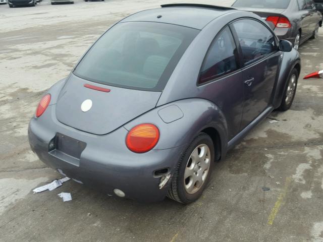 3VWCK21C33M403660 - 2003 VOLKSWAGEN NEW BEETLE GRAY photo 4