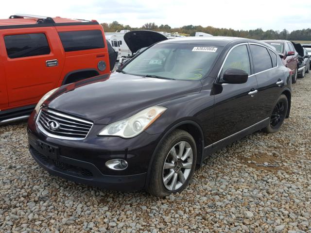 JNKAJ09F48M352199 - 2008 INFINITI EX35 BASE PURPLE photo 2