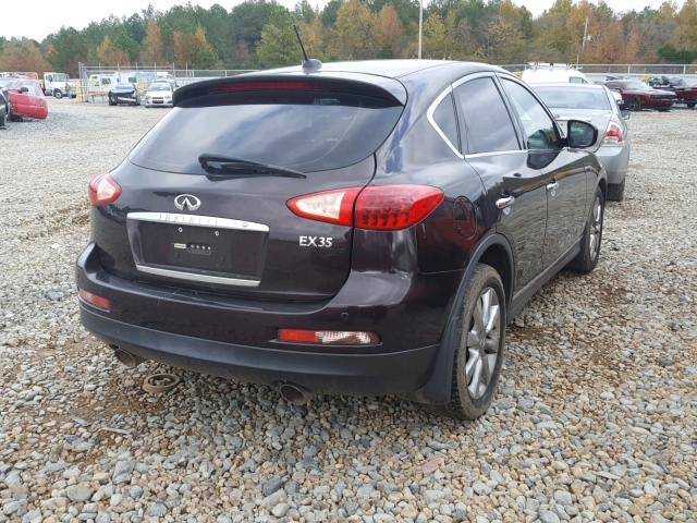 JNKAJ09F48M352199 - 2008 INFINITI EX35 BASE PURPLE photo 4