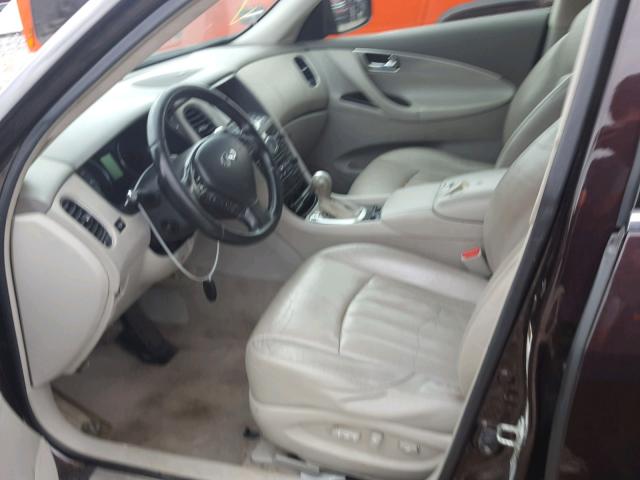 JNKAJ09F48M352199 - 2008 INFINITI EX35 BASE PURPLE photo 5