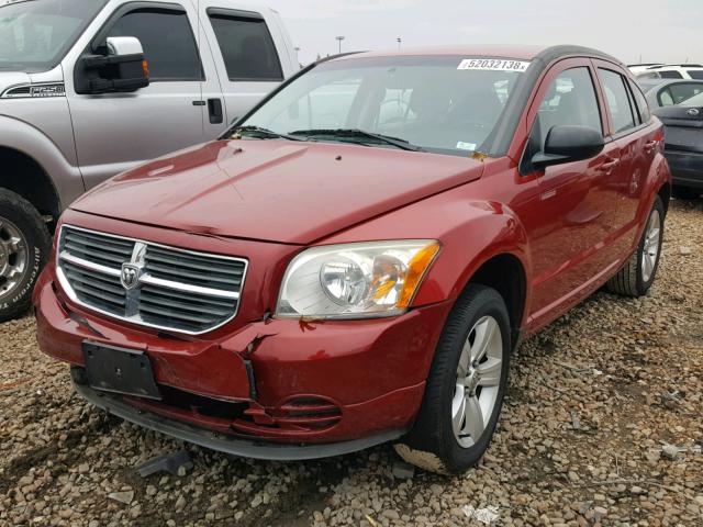 1B3CB4HA3AD602656 - 2010 DODGE CALIBER SX RED photo 2