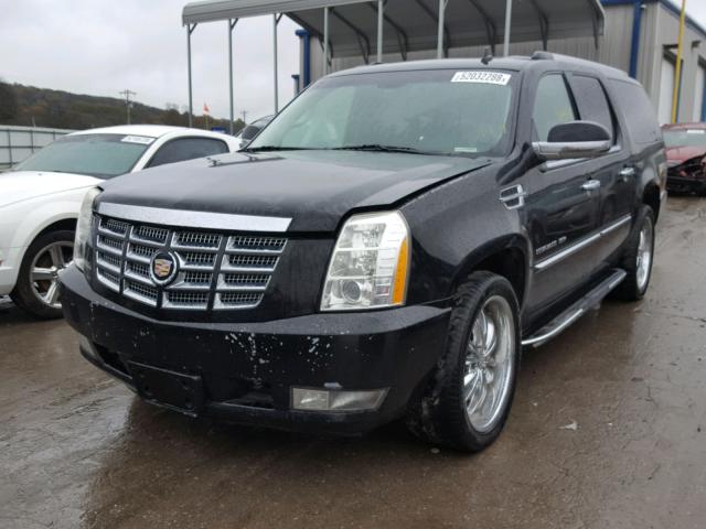 1GYS4HEFXBR165538 - 2011 CADILLAC ESCALADE E BLACK photo 2