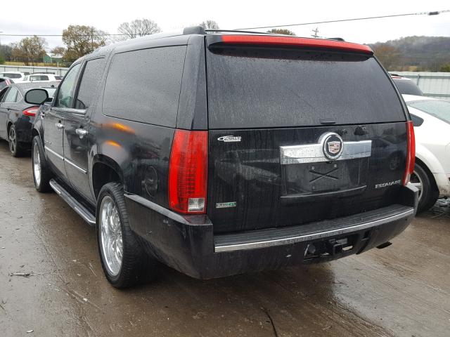 1GYS4HEFXBR165538 - 2011 CADILLAC ESCALADE E BLACK photo 3