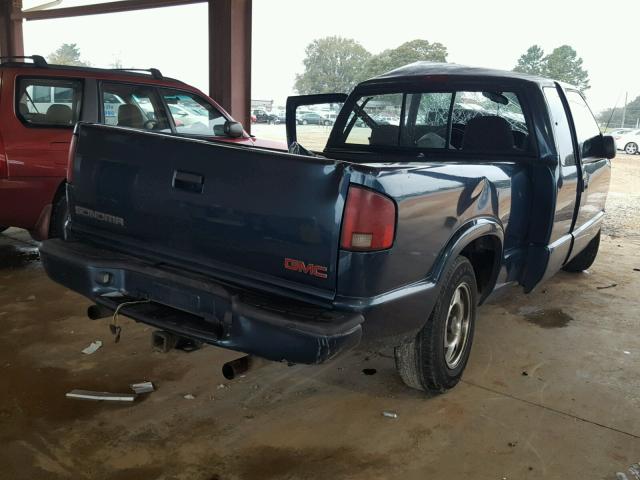 1GTCS19W718197935 - 2001 GMC SONOMA BLUE photo 4