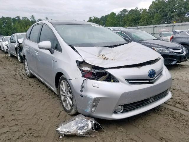 JTDZN3EUXC3152196 - 2012 TOYOTA PRIUS V SILVER photo 1