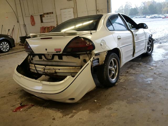 1G2NV52E02M631585 - 2002 PONTIAC GRAND AM G WHITE photo 4