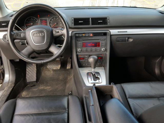 WAUDF78E68A132949 - 2008 AUDI A4 2.0T QU GRAY photo 9