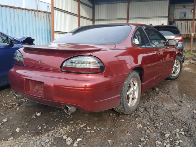 1G2WP12K7YF331164 - 2000 PONTIAC GRAND PRIX Կարմիր լուսանկար 4