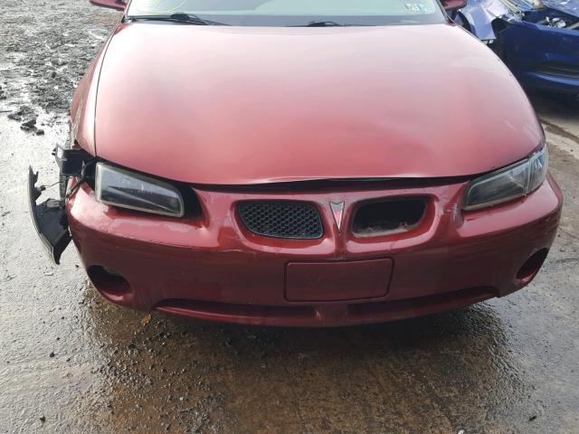 1G2WP12K7YF331164 - 2000 PONTIAC GRAND PRIX Կարմիր լուսանկար 9