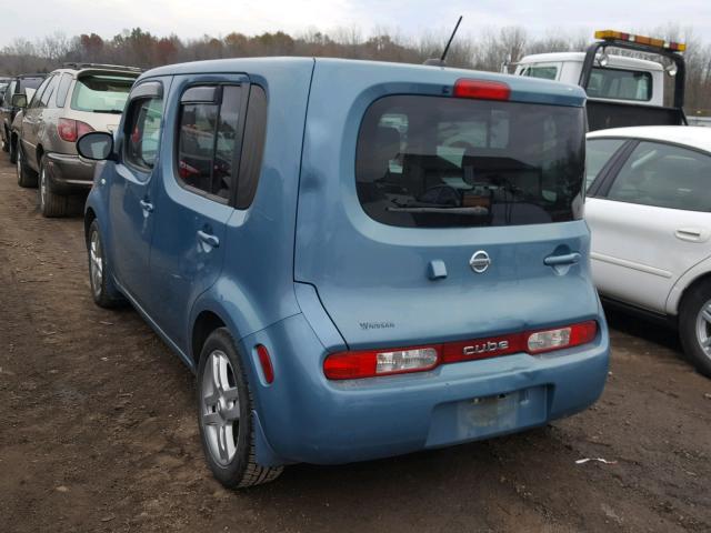 JN8AZ2KR5AT167895 - 2010 NISSAN CUBE BASE TEAL photo 3