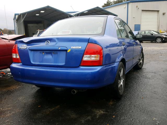 JM1BJ225230159956 - 2003 MAZDA PROTEGE DX BLUE photo 4