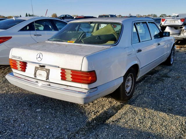 WDBCA39E5LA511579 - 1990 MERCEDES-BENZ 560 SEL WHITE photo 4