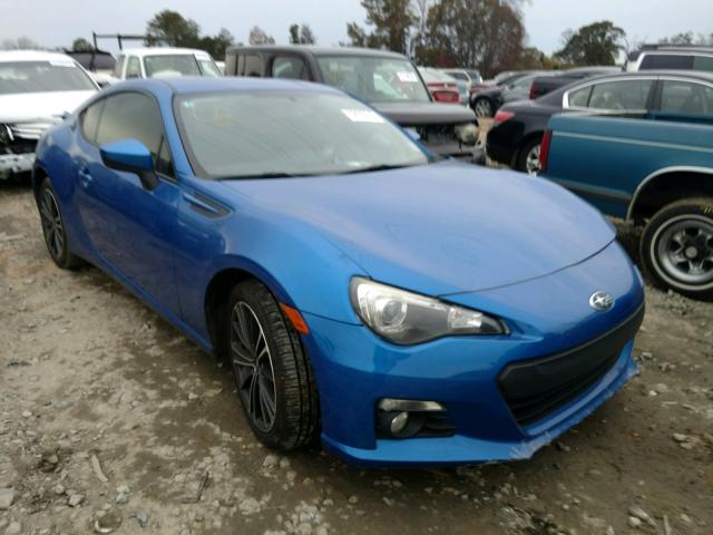 JF1ZCAC10D1600628 - 2013 SUBARU BRZ 2.0 LI BLUE photo 1