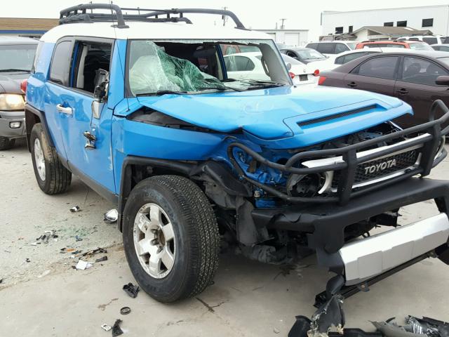 JTEZU11F270018364 - 2007 TOYOTA FJ CRUISER BLUE photo 1