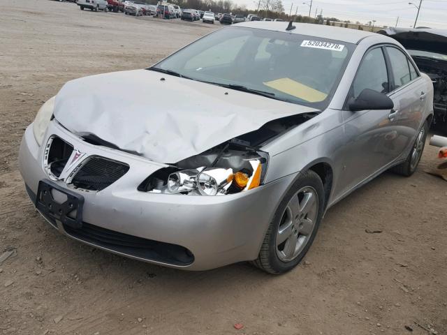 1G2ZH57N184288764 - 2008 PONTIAC G6 GT SILVER photo 2