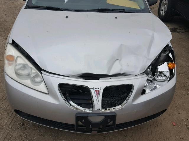 1G2ZH57N184288764 - 2008 PONTIAC G6 GT SILVER photo 7