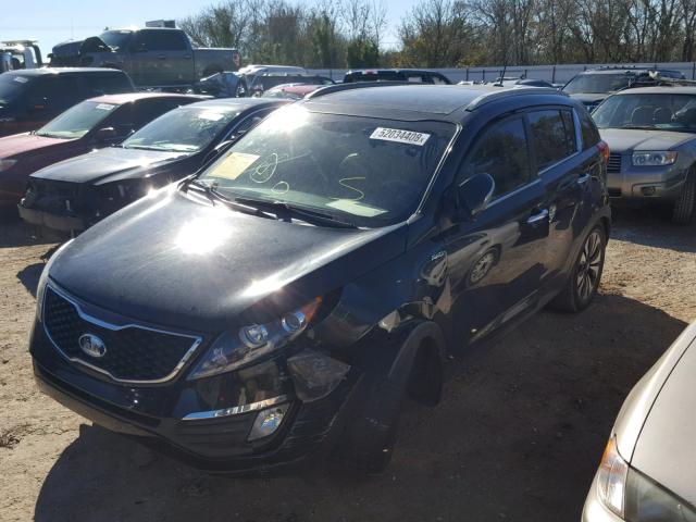 KNDPCCA61C7276211 - 2012 KIA SPORTAGE S BLACK photo 2