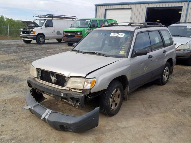 JF1SF63501H705634 - 2001 SUBARU FORESTER L TAN photo 2