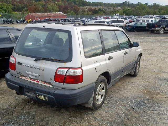 JF1SF63501H705634 - 2001 SUBARU FORESTER L TAN photo 4