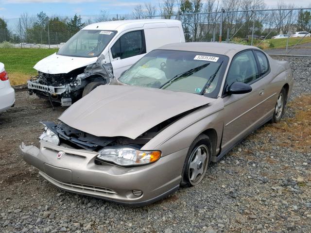 2G1WW12E739327005 - 2003 CHEVROLET MONTE CARL ბეჟი ფოტო 2