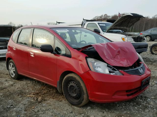 JHMGE87259S025577 - 2009 HONDA FIT RED photo 1